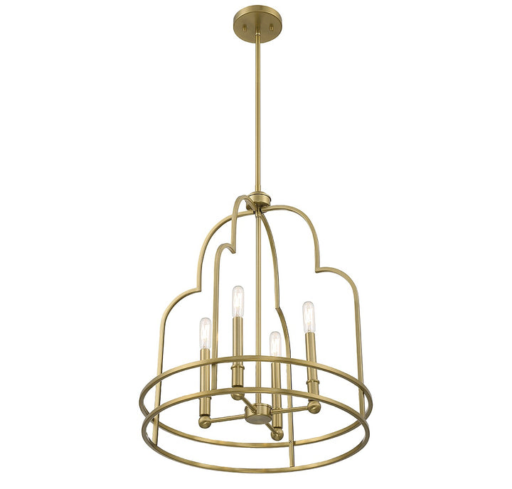 Savoy House Diplomat 3-6612-4-322 Pendant Light - Warm Brass