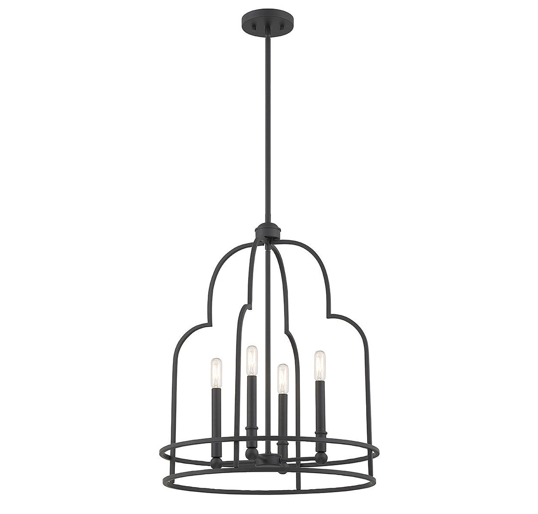 Savoy House Diplomat 3-6612-4-89 Pendant Light - Matte Black