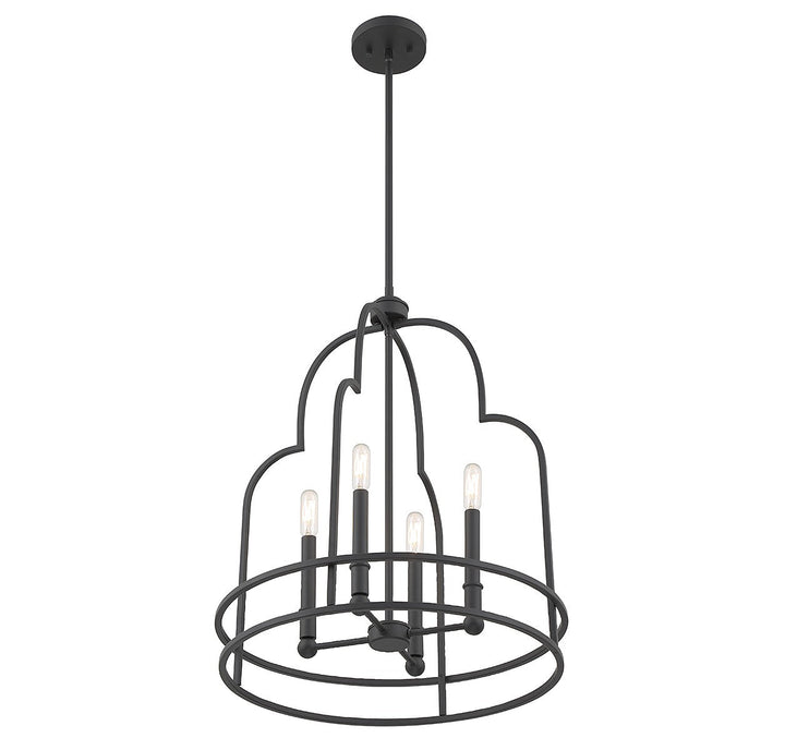 Savoy House Diplomat 3-6612-4-89 Pendant Light - Matte Black