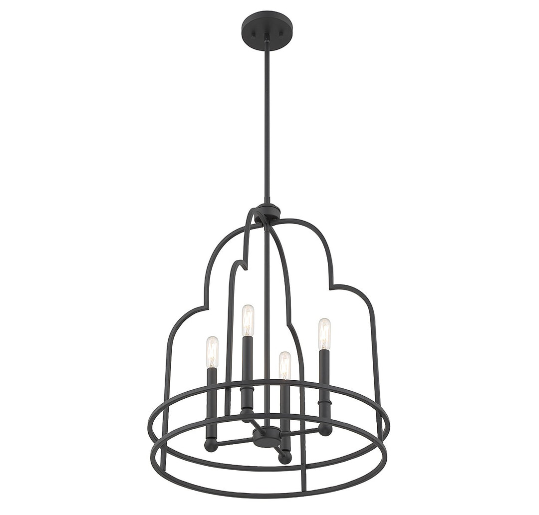 Savoy House Diplomat 3-6612-4-89 Pendant Light - Matte Black