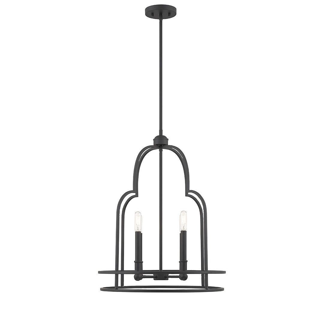 Savoy House Diplomat 3-6612-4-89 Pendant Light - Matte Black