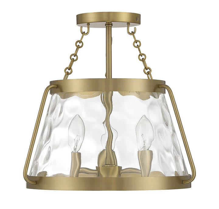 Savoy House Crawford 6-1802-3-322 Ceiling Light - Warm Brass
