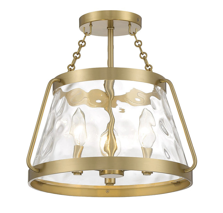 Savoy House Crawford 6-1802-3-322 Ceiling Light - Warm Brass