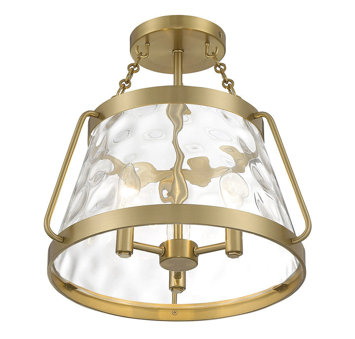 Savoy House Crawford 6-1802-3-322 Ceiling Light - Warm Brass
