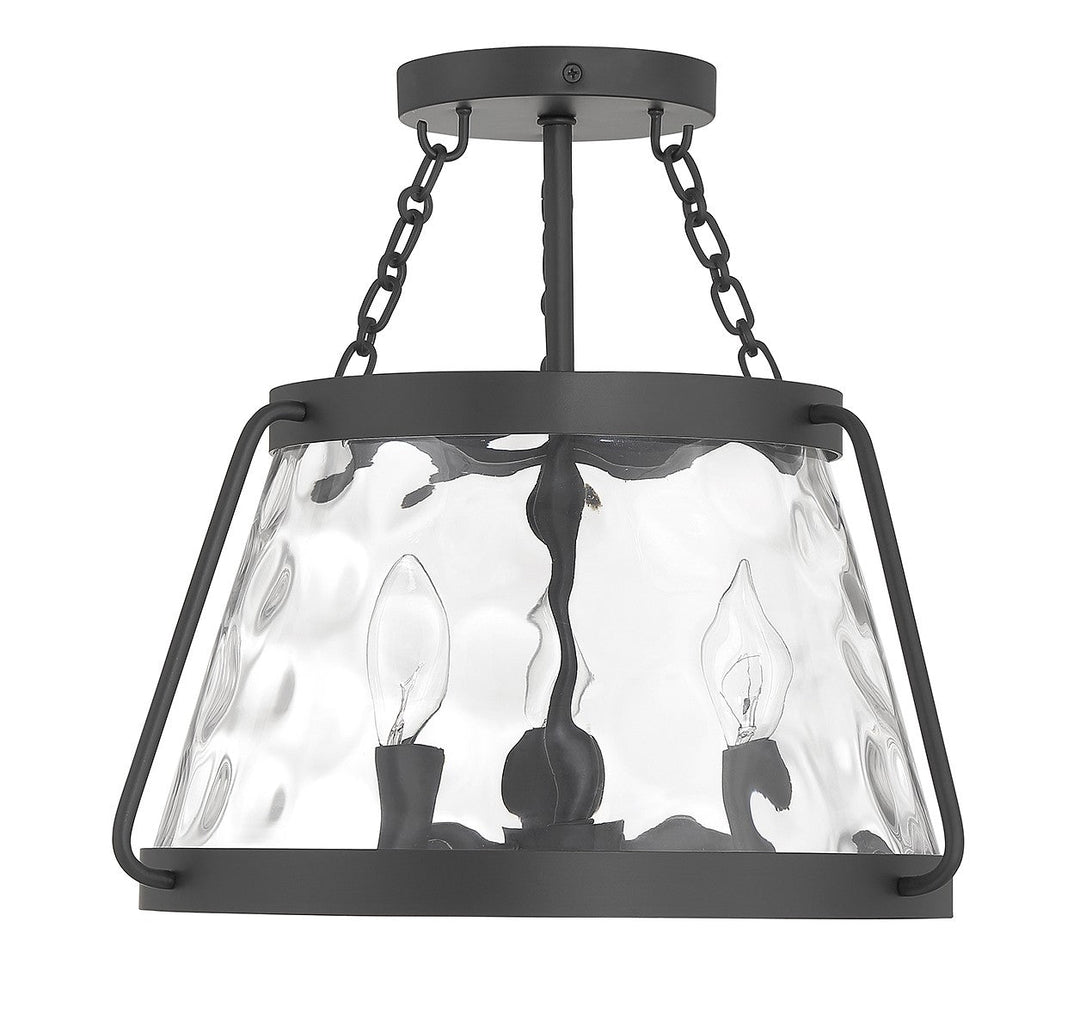 Savoy House Crawford 6-1802-3-89 Ceiling Light - Matte Black