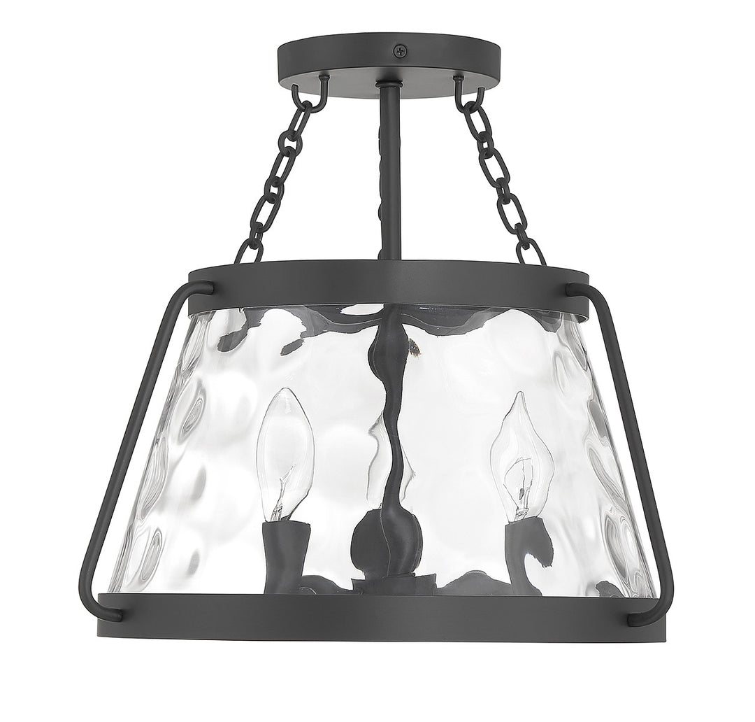 Savoy House Crawford 6-1802-3-89 Ceiling Light - Matte Black