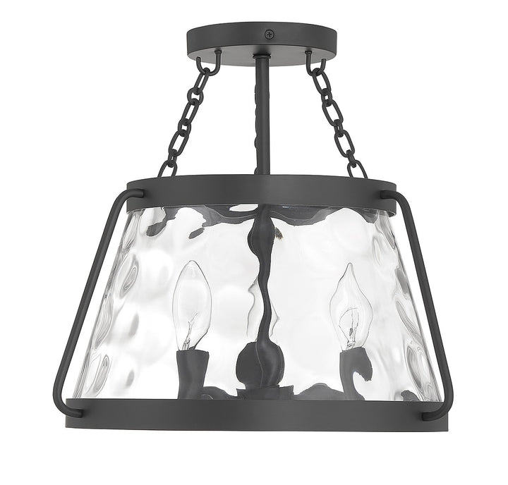 Savoy House Crawford 6-1802-3-89 Ceiling Light - Matte Black