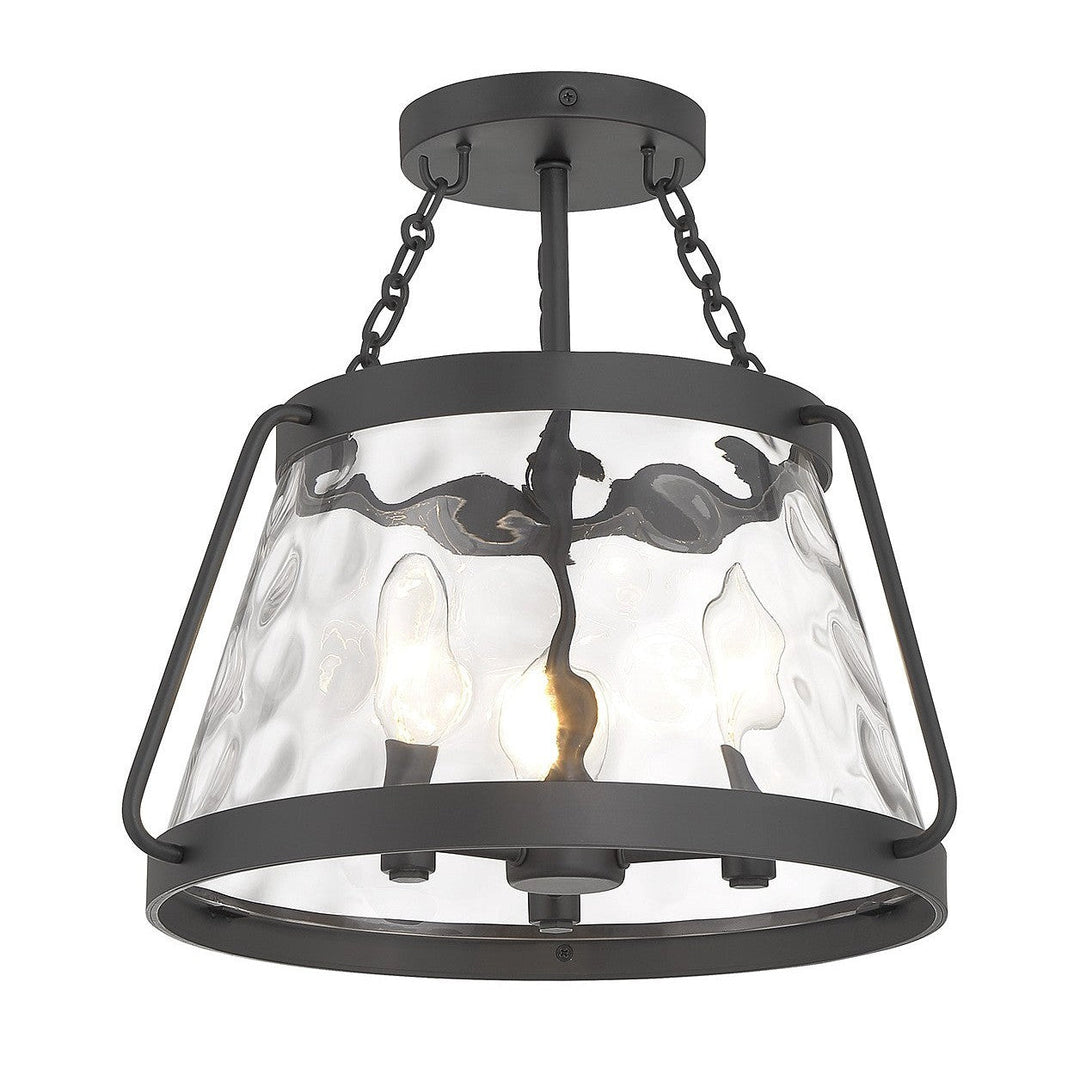 Savoy House Crawford 6-1802-3-89 Ceiling Light - Matte Black