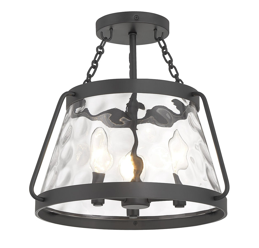Savoy House Crawford 6-1802-3-89 Ceiling Light - Matte Black