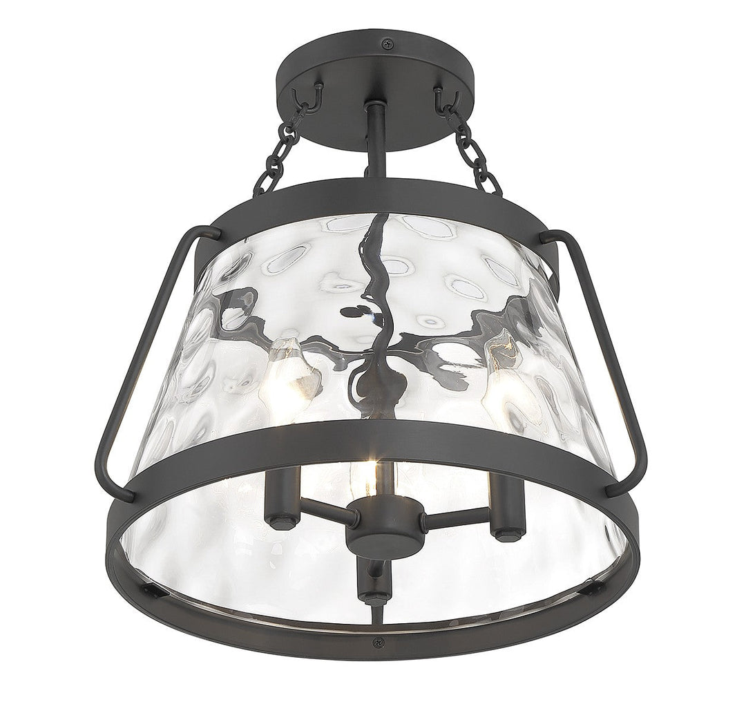 Savoy House Crawford 6-1802-3-89 Ceiling Light - Matte Black
