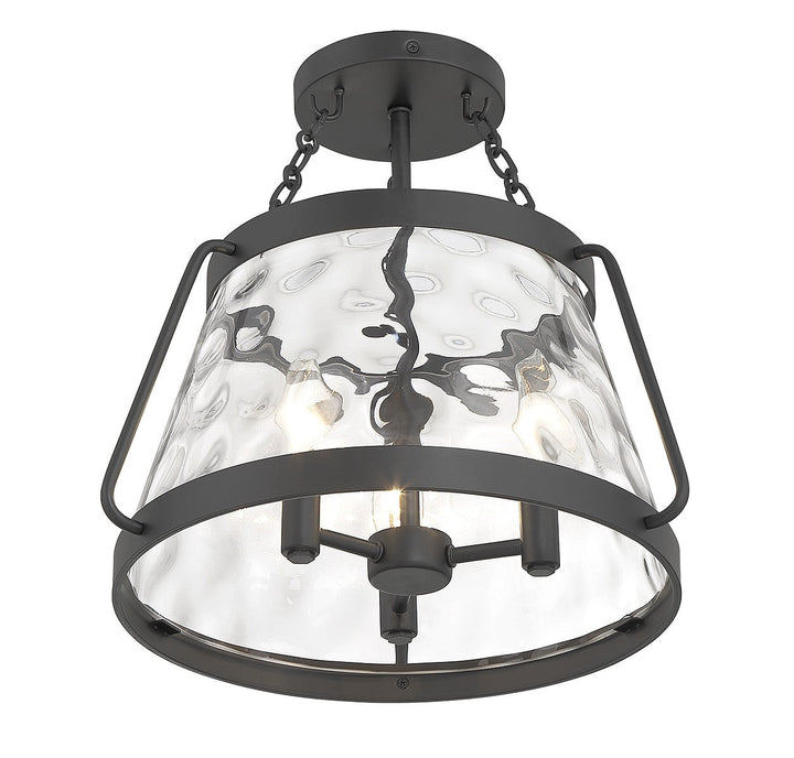 Savoy House Crawford 6-1802-3-89 Ceiling Light - Matte Black