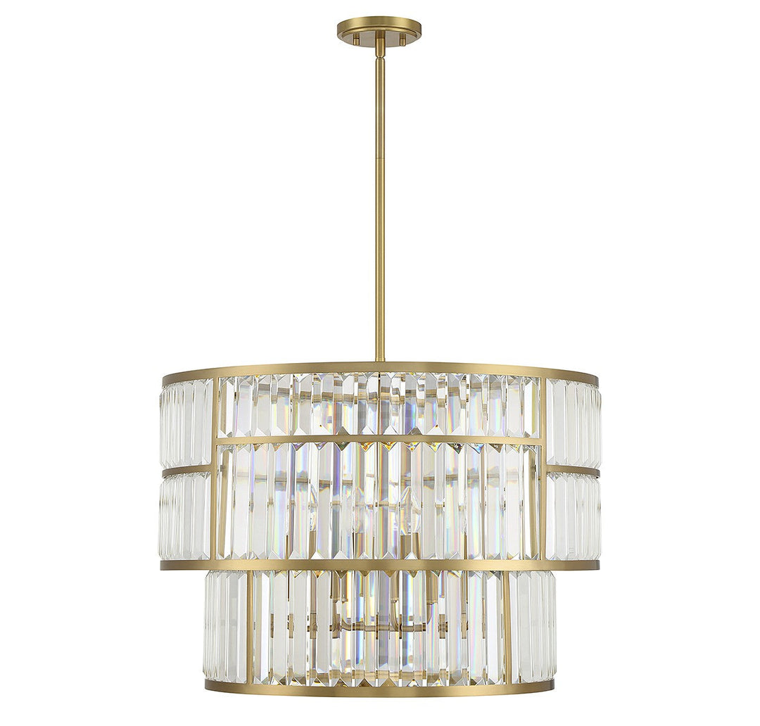 Savoy House Rohe 7-2224-5-322 Chandelier Light - Warm Brass