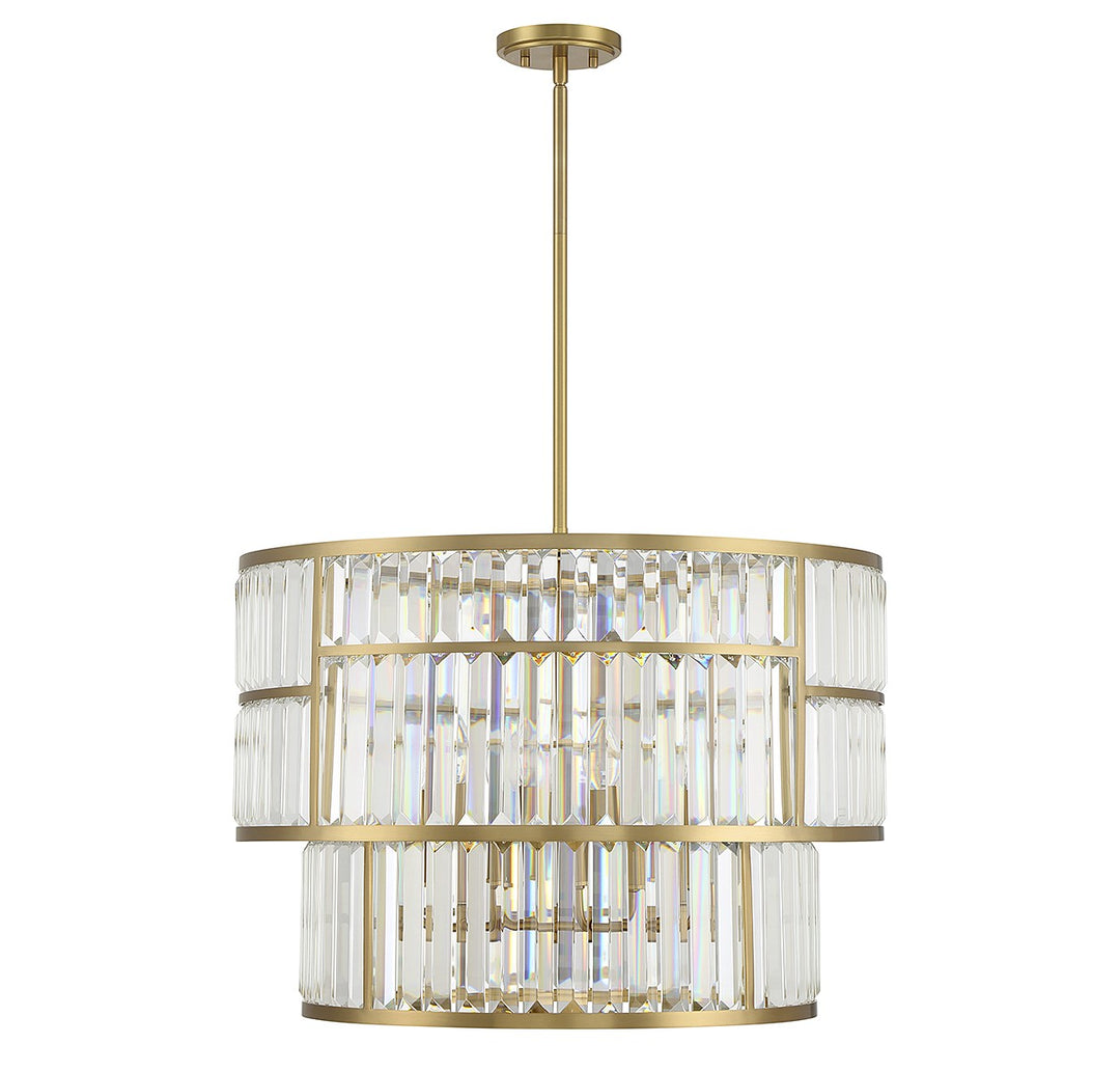 Savoy House Rohe 7-2224-5-322 Chandelier Light - Warm Brass