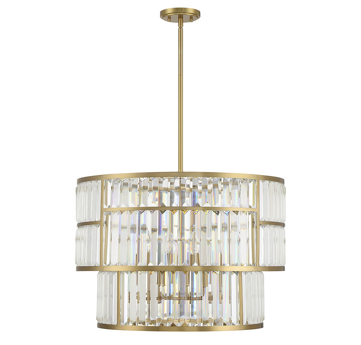 Savoy House Rohe 7-2224-5-322 Chandelier Light - Warm Brass
