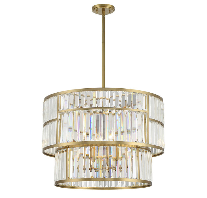 Savoy House Rohe 7-2224-5-322 Chandelier Light - Warm Brass