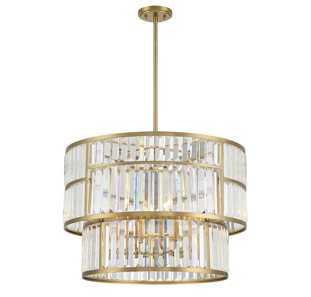 Savoy House Rohe 7-2224-5-322 Chandelier Light - Warm Brass
