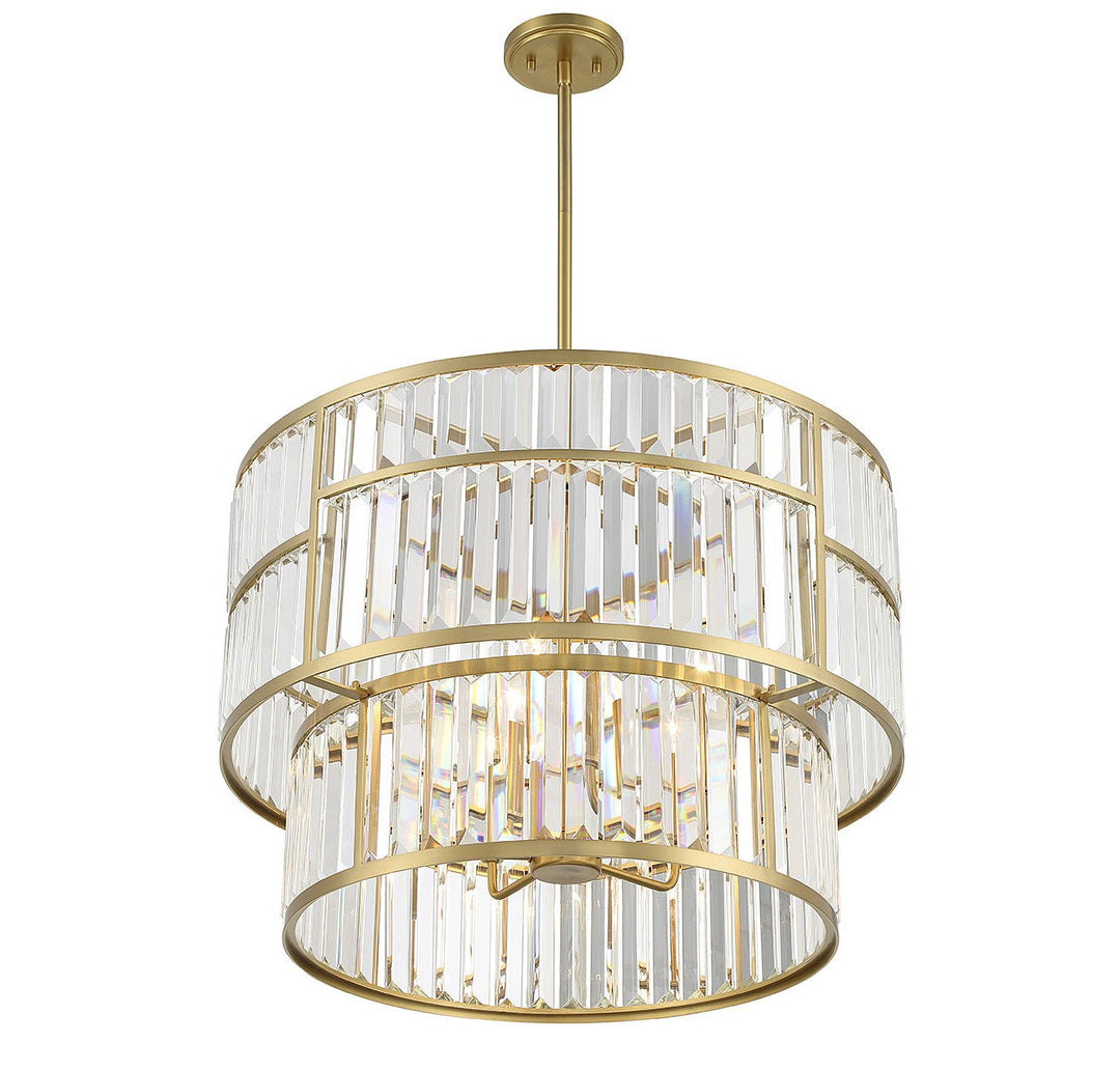Savoy House Rohe 7-2224-5-322 Chandelier Light - Warm Brass