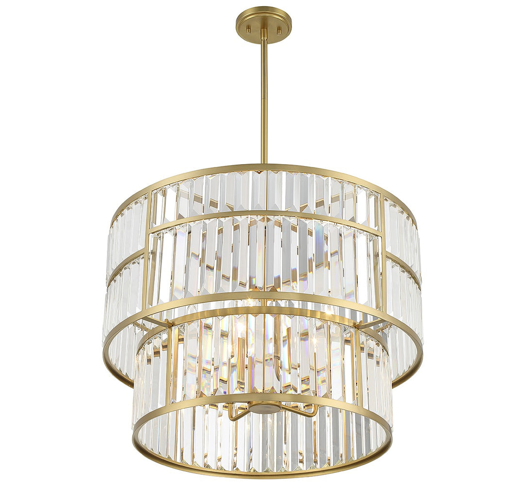 Savoy House Rohe 7-2224-5-322 Chandelier Light - Warm Brass