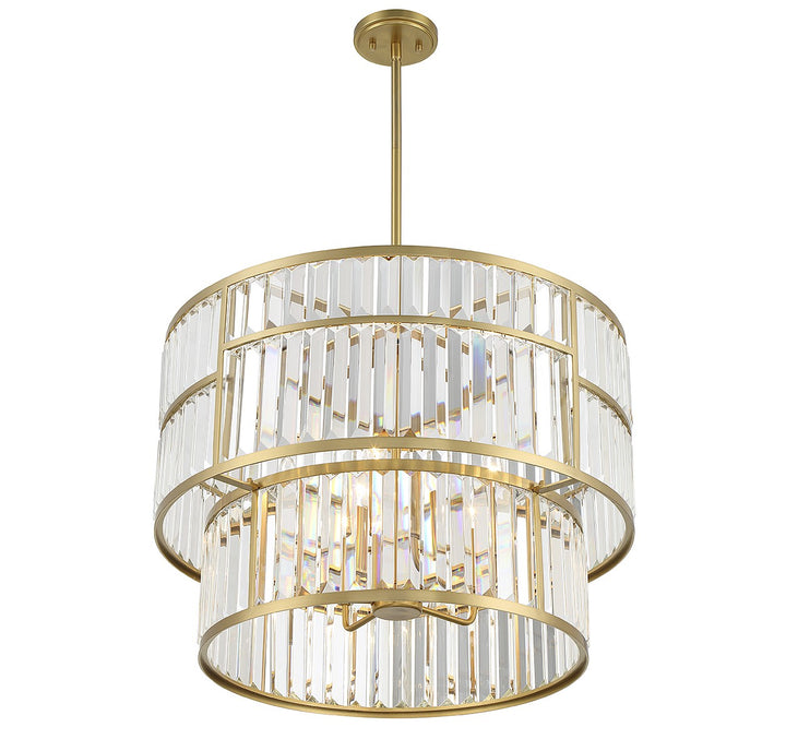 Savoy House Rohe 7-2224-5-322 Chandelier Light - Warm Brass