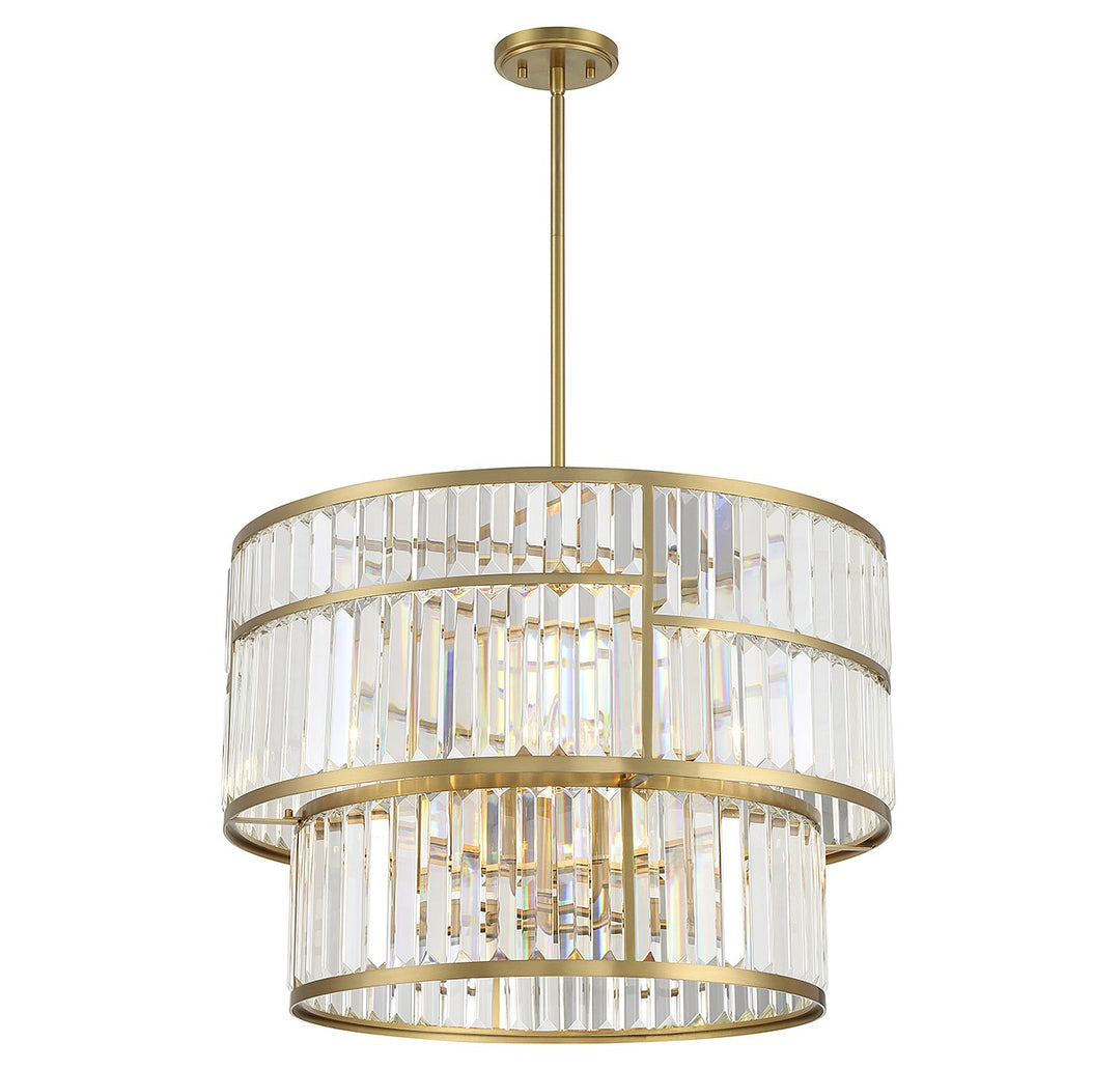Savoy House Rohe 7-2224-5-322 Chandelier Light - Warm Brass
