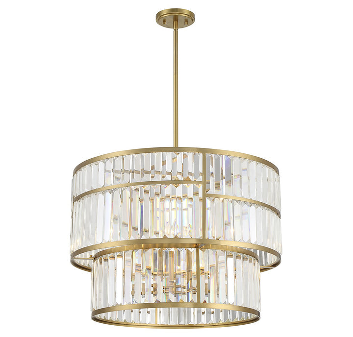 Savoy House Rohe 7-2224-5-322 Chandelier Light - Warm Brass