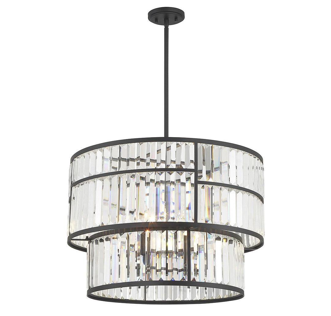 Savoy House Rohe 7-2224-5-89 Chandelier Light - Matte Black