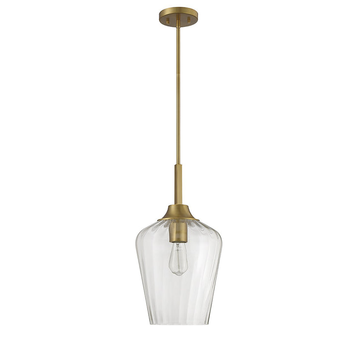 Savoy House Carlton 7-3390-1-322 Pendant Light - Warm Brass