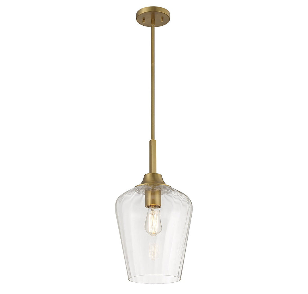 Savoy House Carlton 7-3390-1-322 Pendant Light - Warm Brass