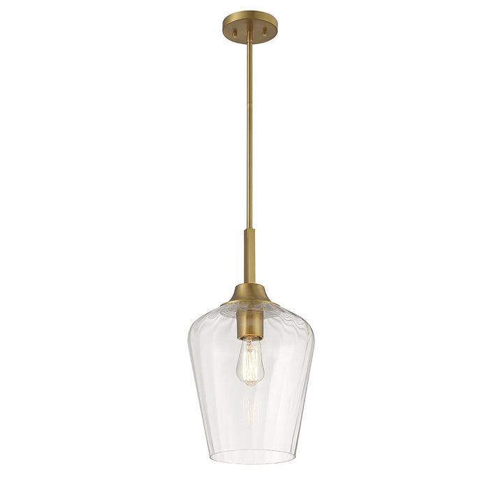 Savoy House Carlton 7-3390-1-322 Pendant Light - Warm Brass
