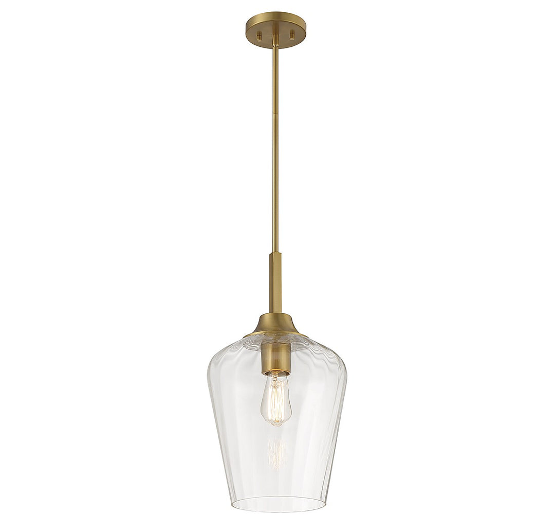 Savoy House Carlton 7-3390-1-322 Pendant Light - Warm Brass