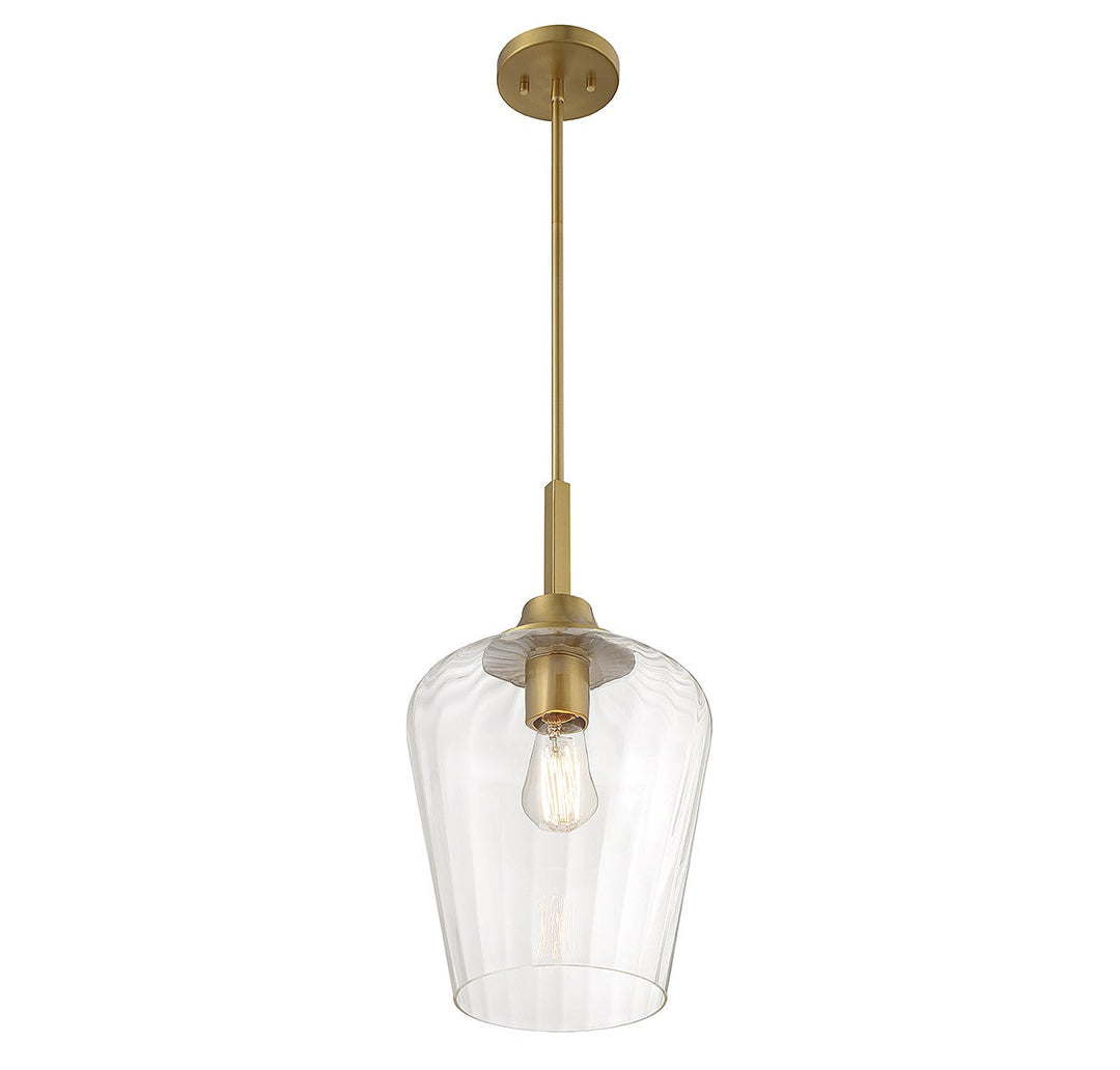 Savoy House Carlton 7-3390-1-322 Pendant Light - Warm Brass