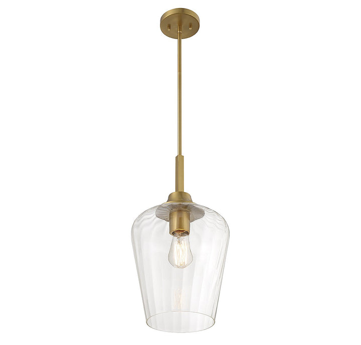 Savoy House Carlton 7-3390-1-322 Pendant Light - Warm Brass
