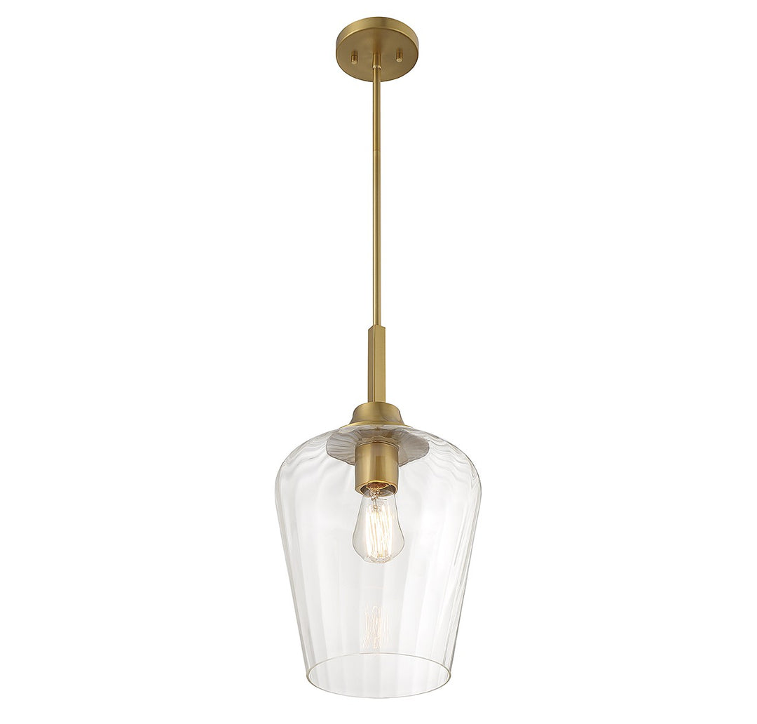 Savoy House Carlton 7-3390-1-322 Pendant Light - Warm Brass