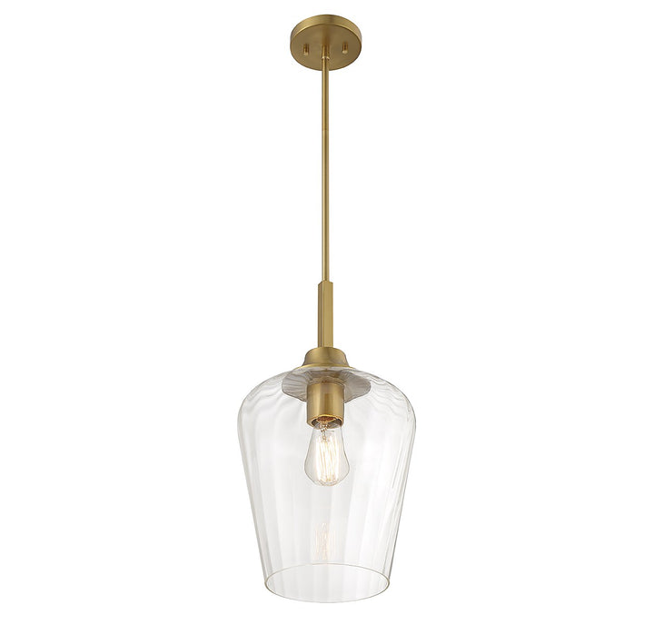 Savoy House Carlton 7-3390-1-322 Pendant Light - Warm Brass