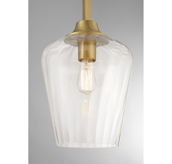 Savoy House Carlton 7-3390-1-322 Pendant Light - Warm Brass