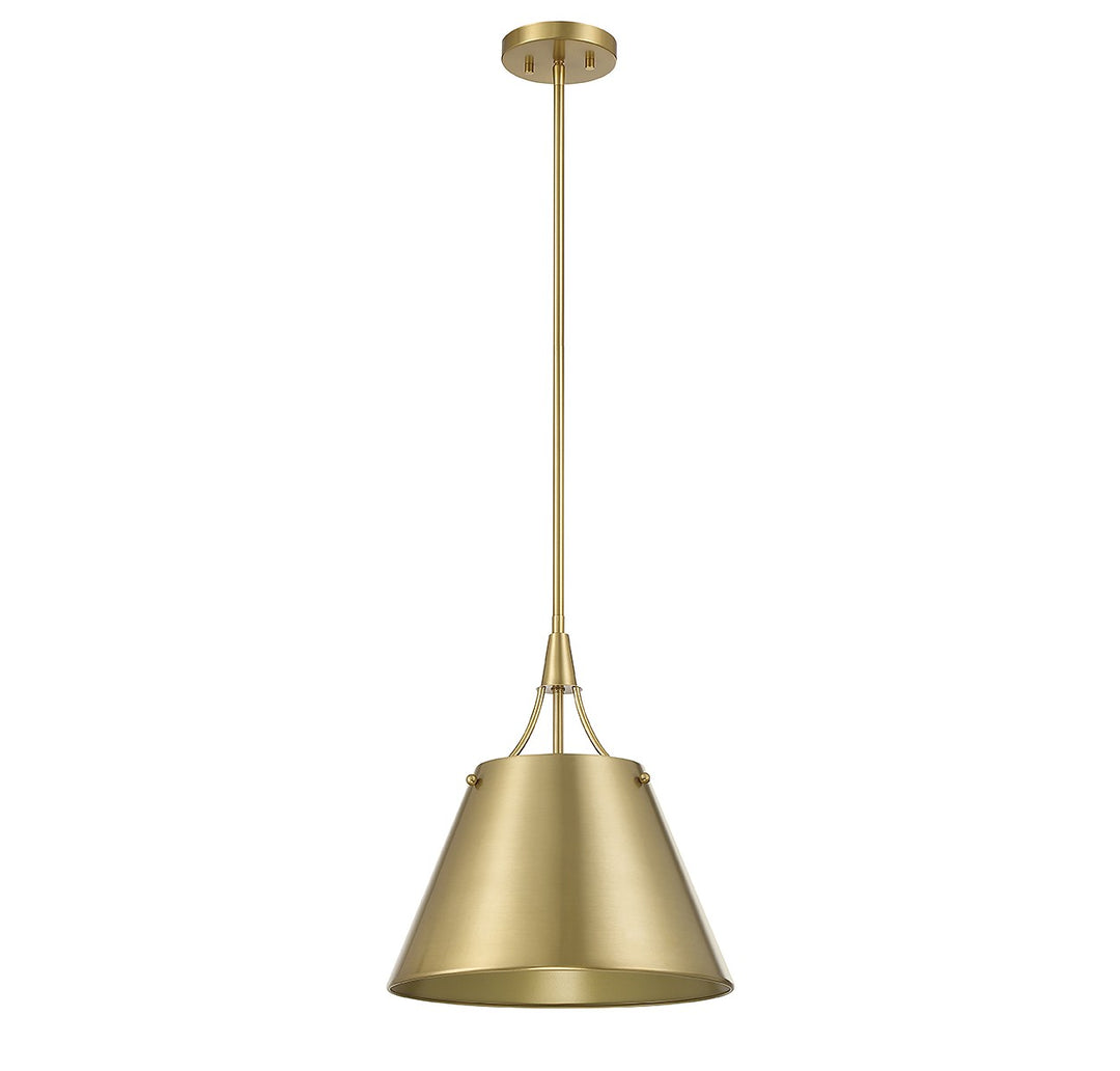 Savoy House Willis 7-4499-1-322 Pendant Light - Warm Brass