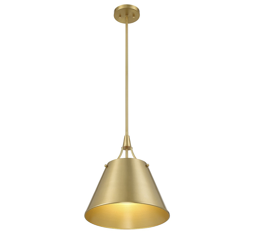 Savoy House Willis 7-4499-1-322 Pendant Light - Warm Brass