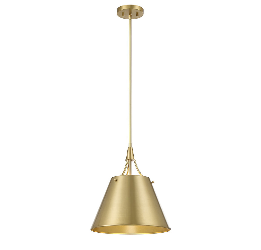 Savoy House Willis 7-4499-1-322 Pendant Light - Warm Brass