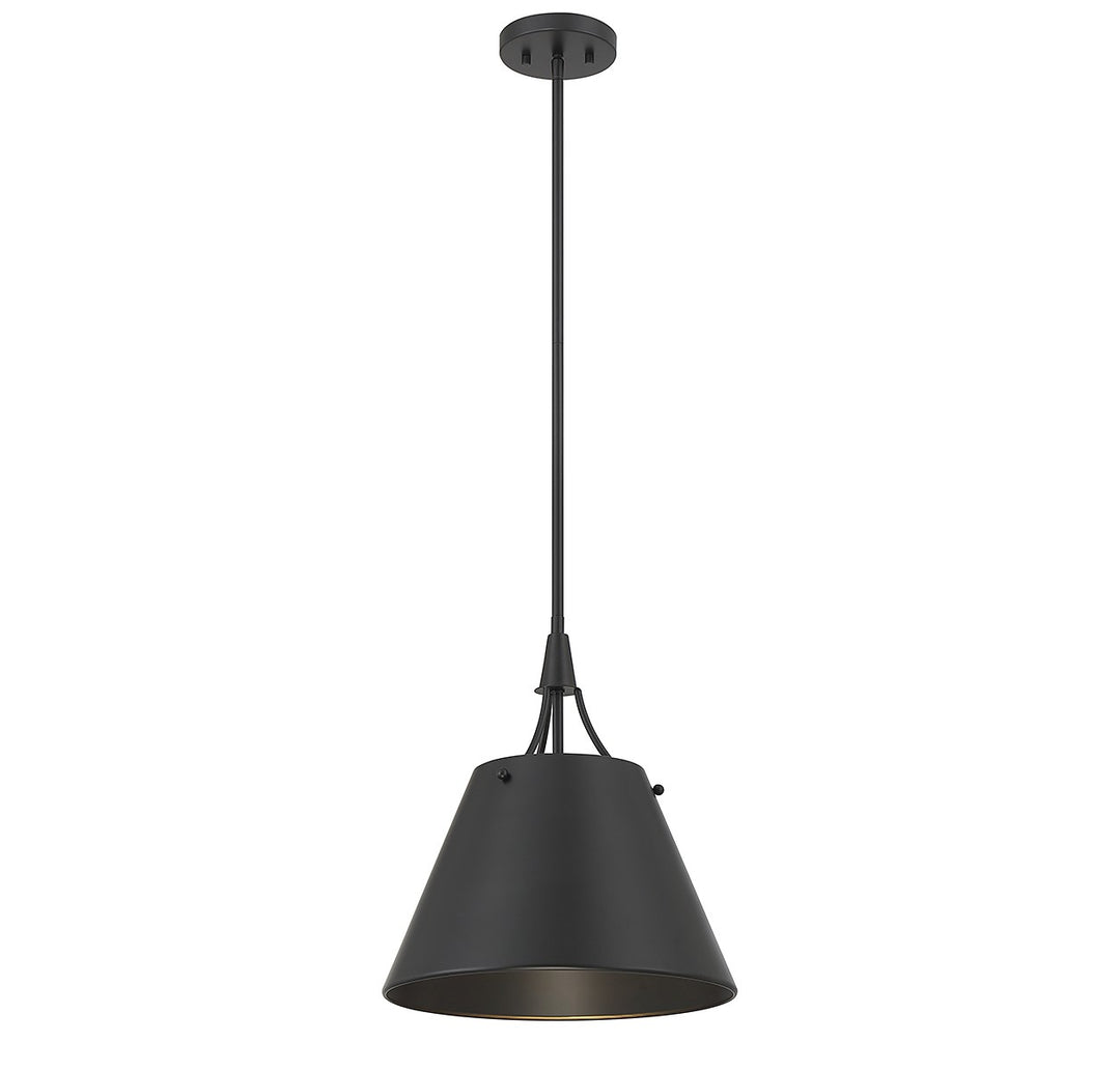 Savoy House Willis 7-4499-1-89 Pendant Light - Matte Black