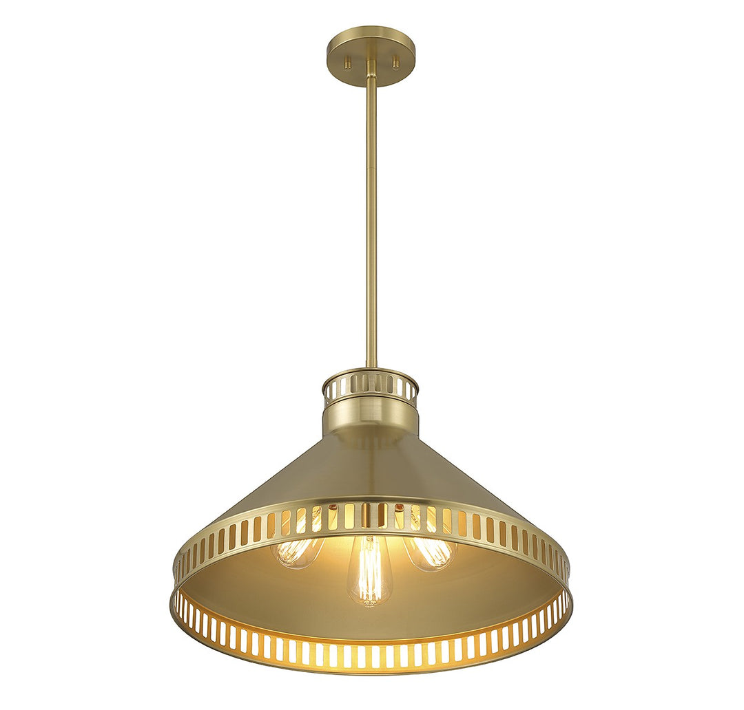 Savoy House Seagram 7-8801-3-322 Pendant Light - Warm Brass