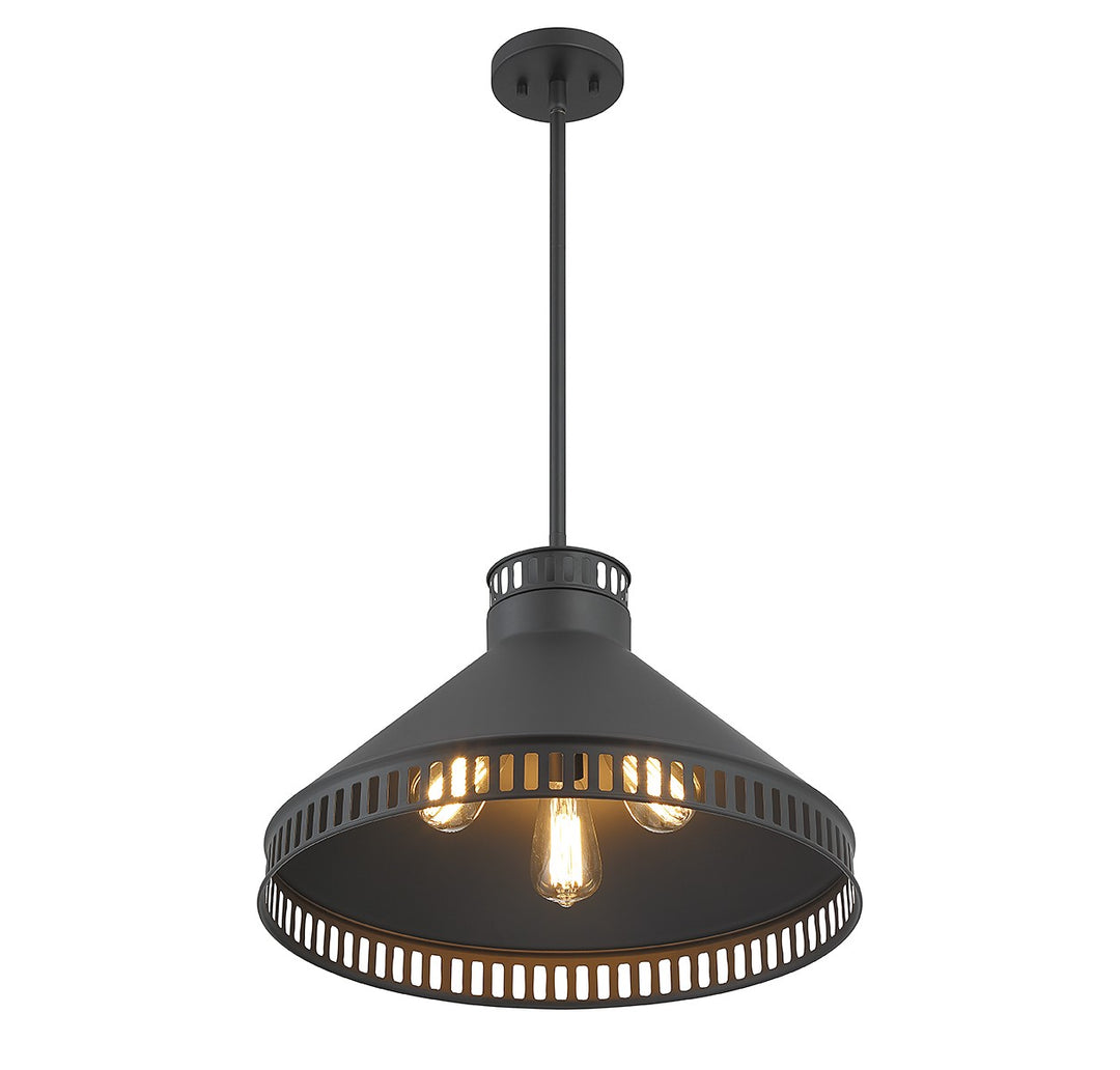 Savoy House Seagram 7-8801-3-89 Pendant Light - Matte Black