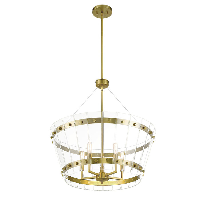 Savoy House Ventari 7-8857-5-322 Chandelier Light - Warm Brass