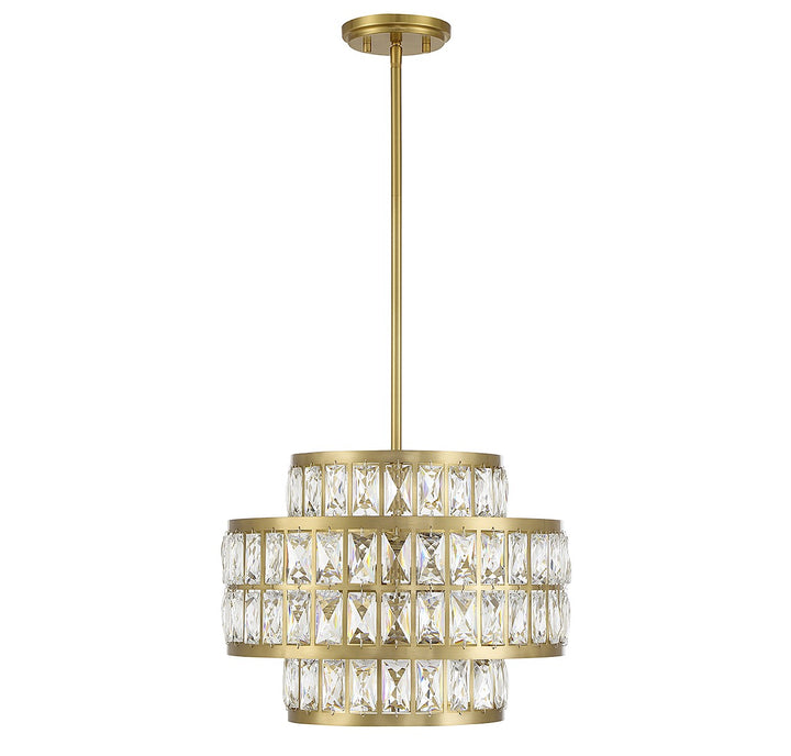 Savoy House Renzo 7-9044-3-322 Chandelier Light - Warm Brass
