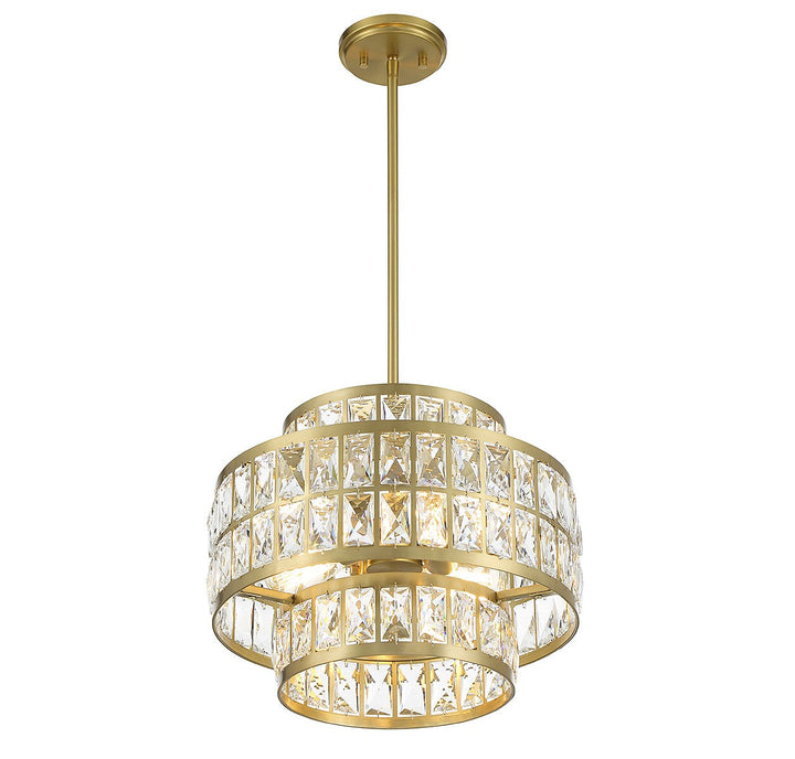 Savoy House Renzo 7-9044-3-322 Chandelier Light - Warm Brass