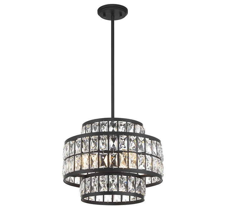 Savoy House Renzo 7-9044-3-89 Chandelier Light - Matte Black