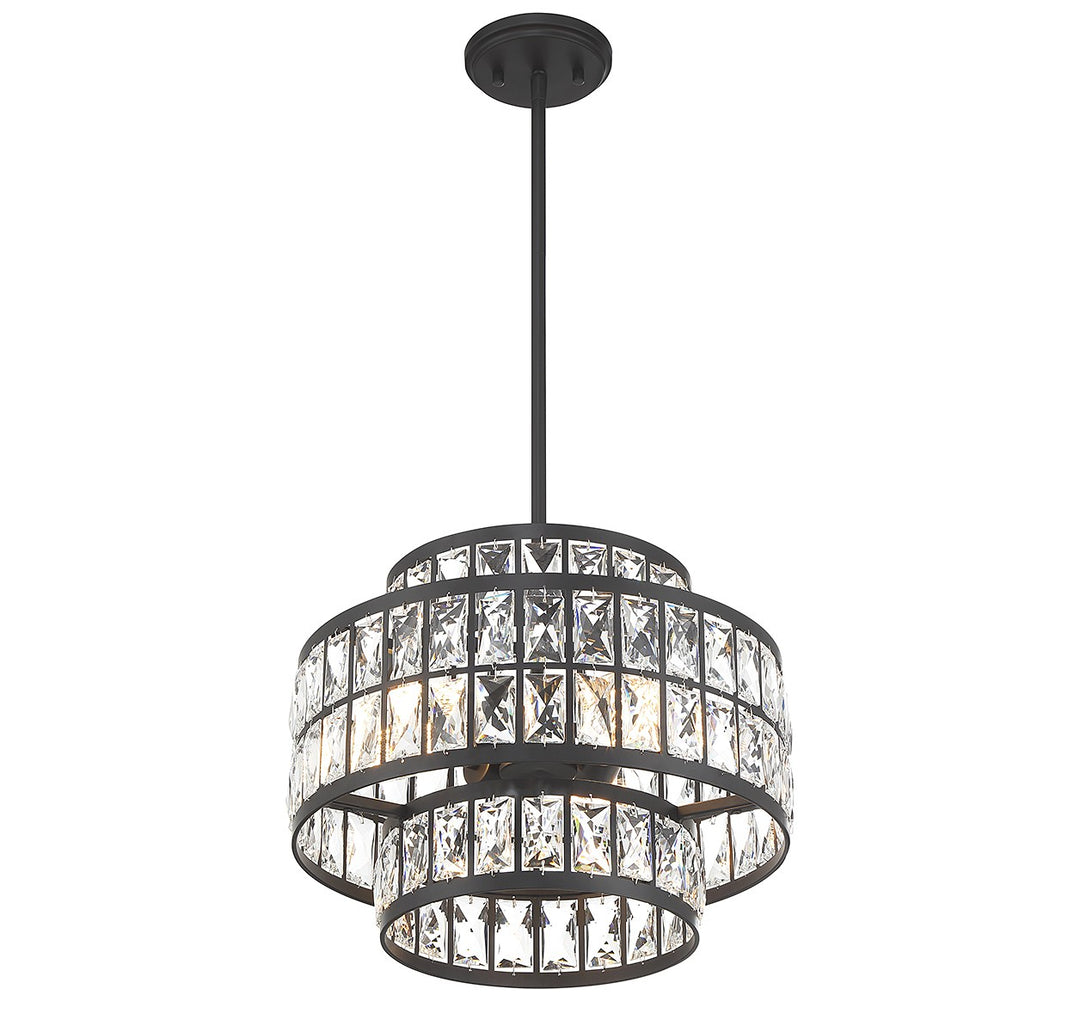 Savoy House Renzo 7-9044-3-89 Chandelier Light - Matte Black