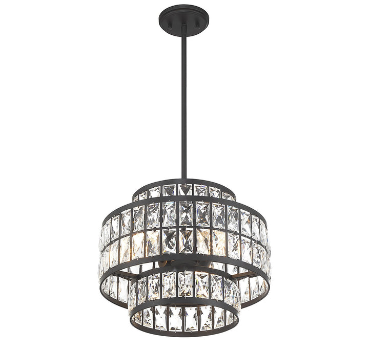 Savoy House Renzo 7-9044-3-89 Chandelier Light - Matte Black