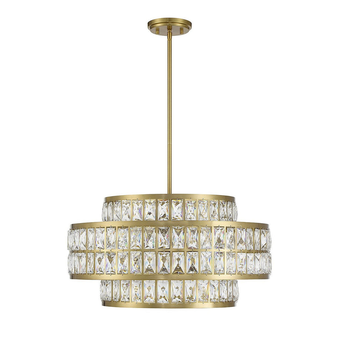 Savoy House Renzo 7-9046-4-322 Chandelier Light - Warm Brass