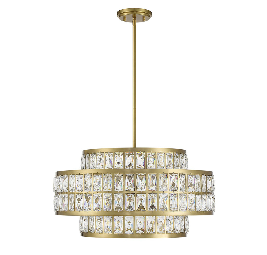 Savoy House Renzo 7-9046-4-322 Chandelier Light - Warm Brass