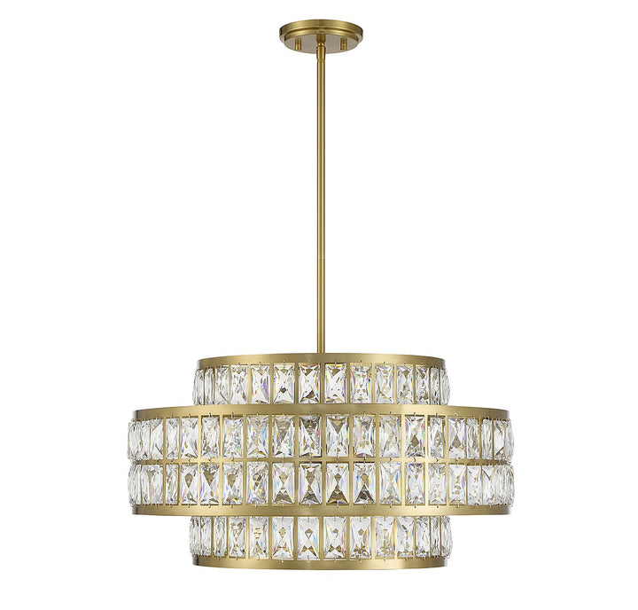 Savoy House Renzo 7-9046-4-322 Chandelier Light - Warm Brass